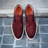 Santoni Slip On Boot Burgundy Suede – Bild 5