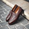 Carlos Santos Dark Brown Grain Mocassin – Bild 4