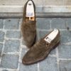 Bontoni Principe Mocassin Daim Olive – Image 3