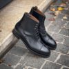 Carlos Santos Lace Up Boot Black