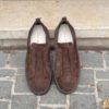 Santoni Basket Sans Lacets Daim Marron Foncé – Image 5