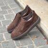 Santoni Basket Sans Lacets Daim Marron Foncé – Image 4