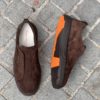 Santoni Basket Sans Lacets Daim Marron Foncé – Image 2