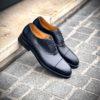 Magnanni Toe Cap Black Leather