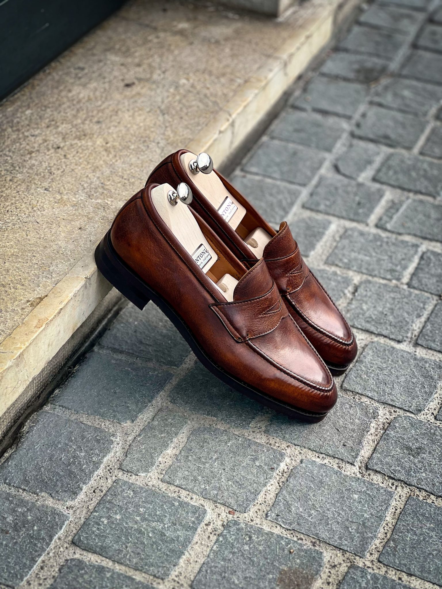 Bontoni Principe Brown Soft Leather • Brogue