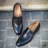 TLB Black Mocassin Leather Sole – Bild 3