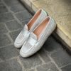 AGl Raffia Silver Mocassin - Image 4