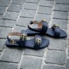 AGL Flat Sandals Navy - Image 2