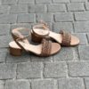 AGL Escarpin Cuir Tressé Marron – Image 2