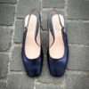 AGL Sling Back Bleu Marine