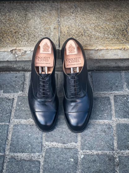 Crockett & Jones Tresco Black Milled Calf - Image 4