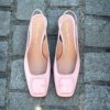 Santoni Sling Back Pale Pink