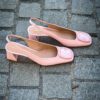 Santoni Sling Back Pale Pink – Bild 2