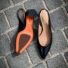 Santoni Sling Back Black – Bild 2