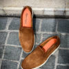 Santoni Mocassin en Daim Marron Clair – Image 3