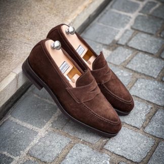 Bontoni Principe Dark Brown Suede