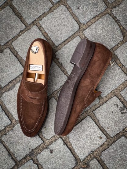 Bontoni Principe Dark Brown Suede - Image 2