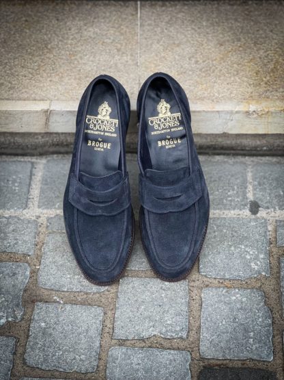 Crockett & Jones Columbia Indigo Suede - Image 5