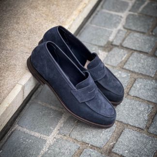 Crockett & Jones Columbia Indigo Suede