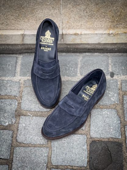 Crockett & Jones Columbia Indigo Suede - Image 3