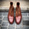 Crockett & Jones Perth Chesnut Calf & Polo Brown Suede Special Order 20th Anniversary – Bild 6