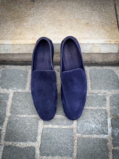 John Lobb Tyne Navy Suede - Image 5