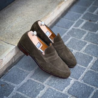 Bontoni Principe Rivolta Cipresso Suede