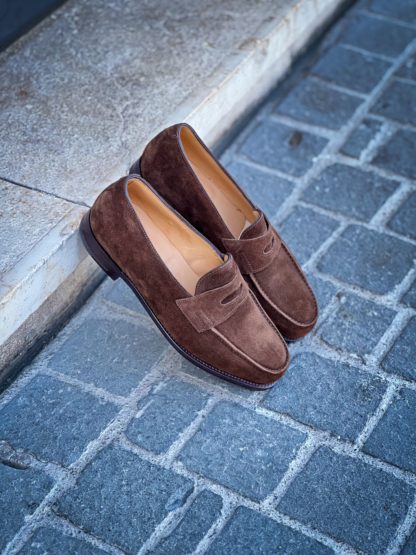 John Lobb Lopez Dark Brown Suede