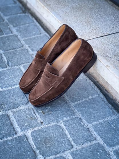 John Lobb Lopez Dark Brown Suede – Bild 4