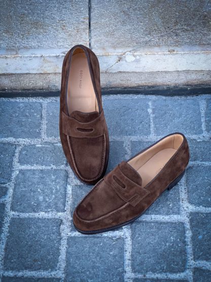 John Lobb Lopez Dark Brown Suede – Bild 3