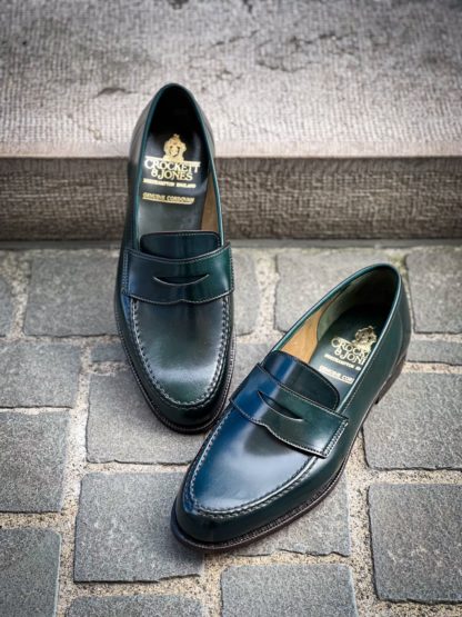 Crockett & Jones Harvard Green Cordovan Special Order 20th Anniversary – Image 5