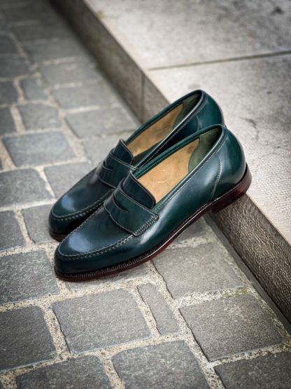 Crockett & Jones Harvard Green Cordovan Special Order 20th Anniversary – Image 4