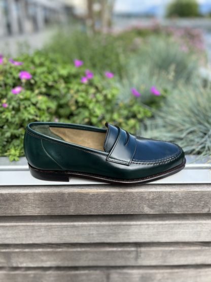Crockett & Jones Harvard Green Cordovan Special Order 20th Anniversary – Image 2