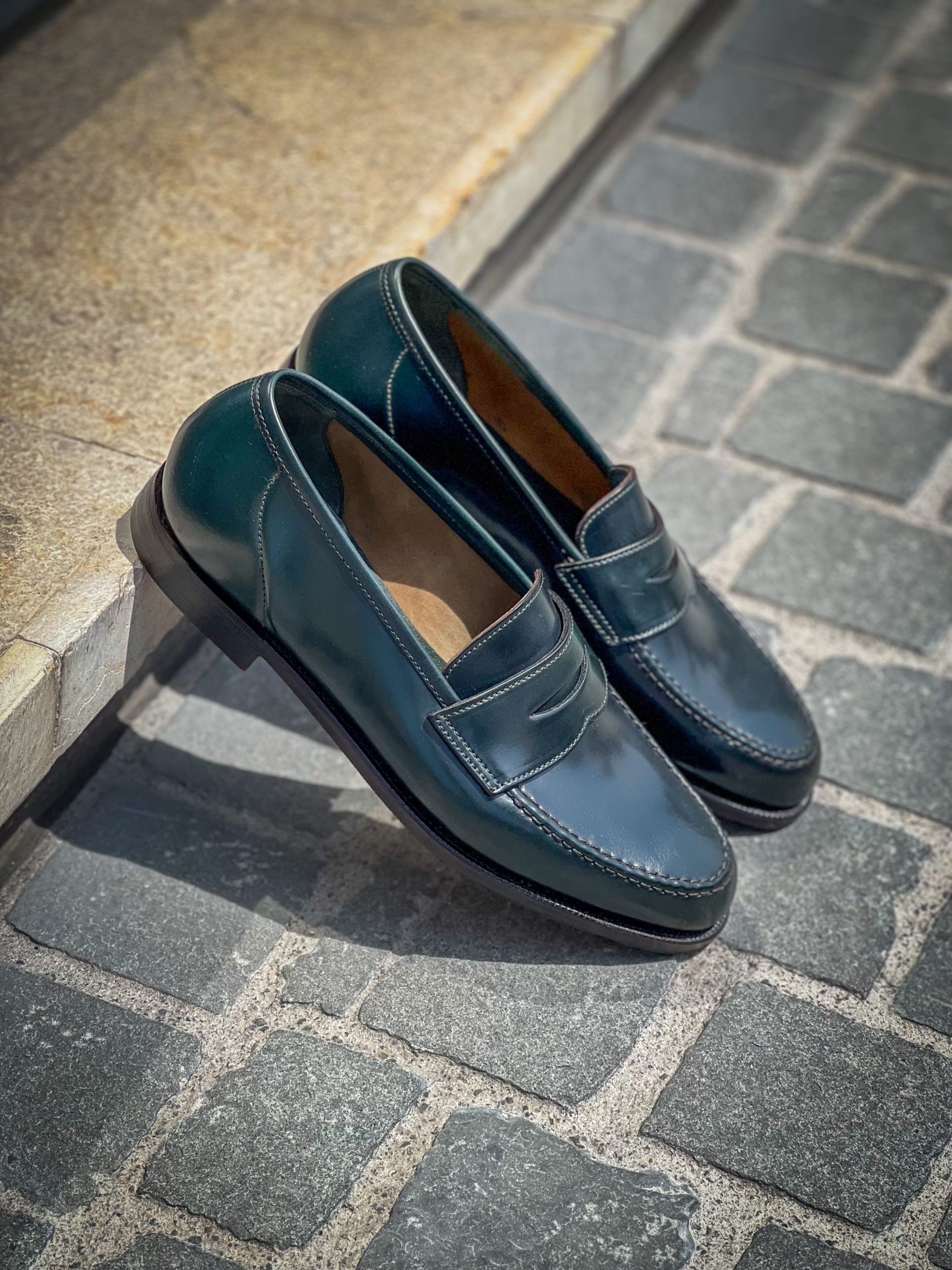 Crockett & Jones Harvard Green Cordovan Special Order 20ème anniversaire