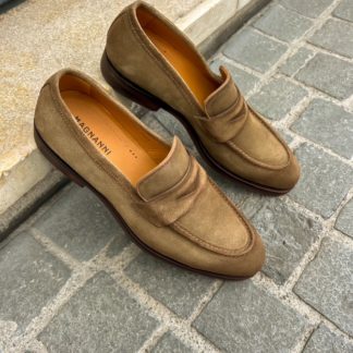 Magnanni Mocha Suede Mocassin