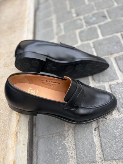 Crockett & Jones Sydney cuir noir. – Image 3