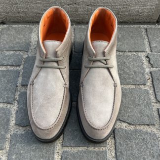 Santoni Sand Suede Ankle Boot
