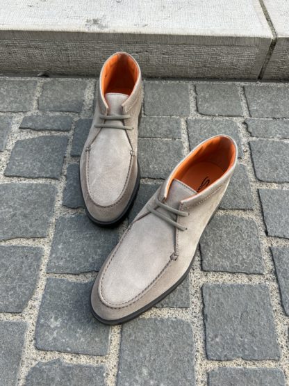 Santoni Sand Suede Ankle Boot – Bild 3
