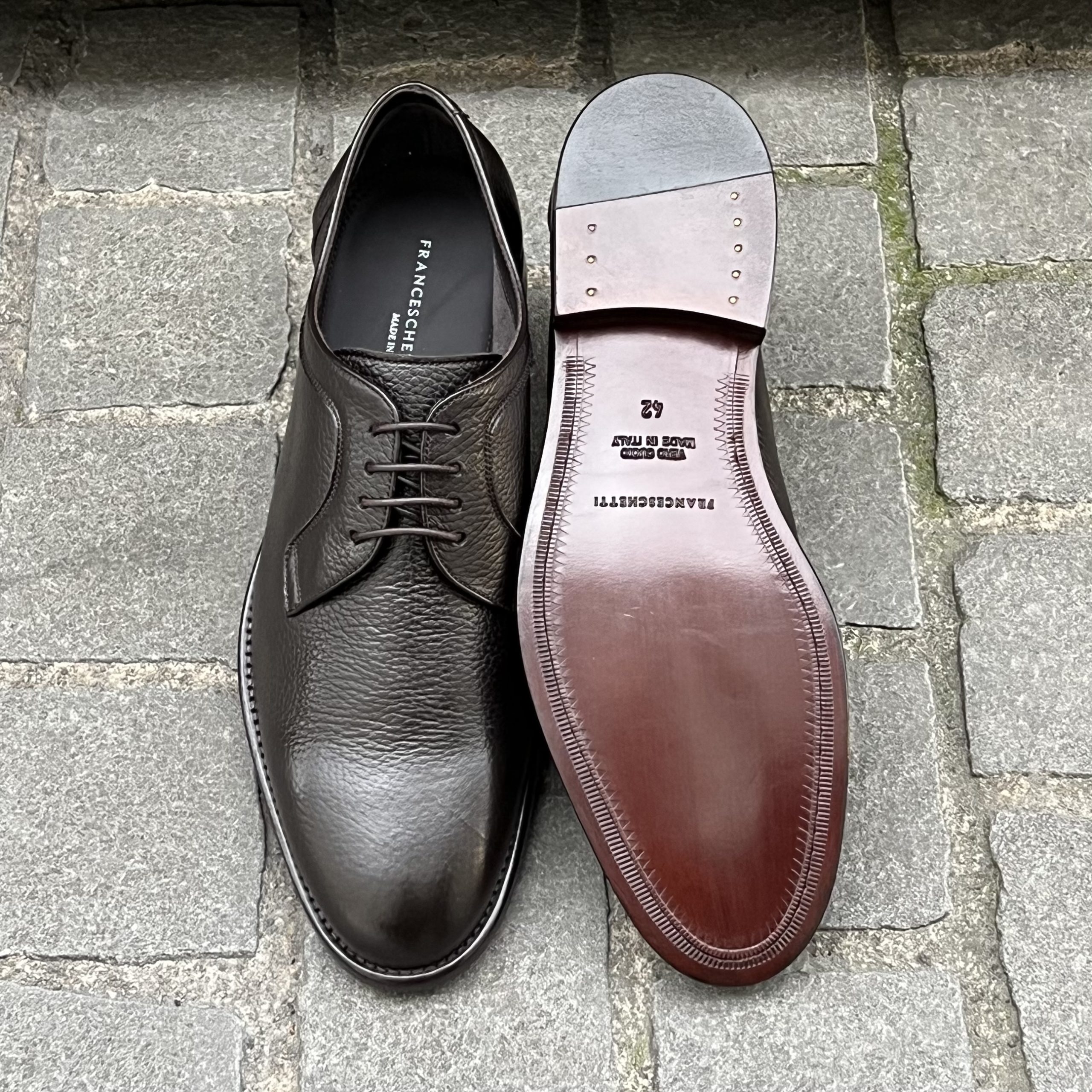 FRANCESCHETTI Derby marron foncé – Image 5