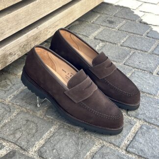 CROCKETT & JONES Boston dark brown suede