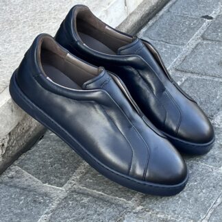 MAGNANNI Navy slip-on sneakers